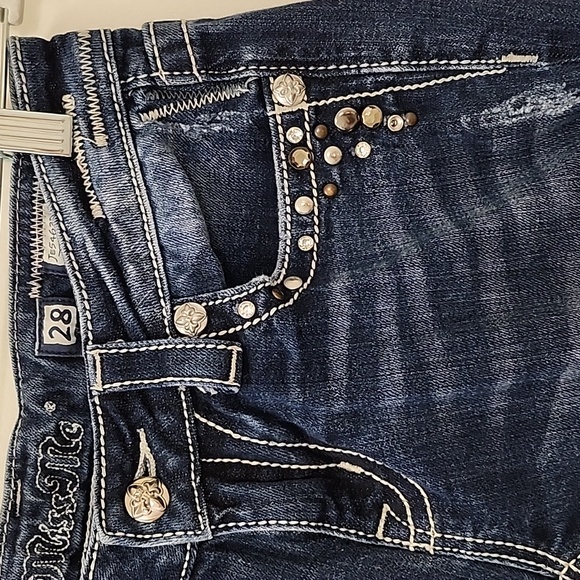 Miss Me Y2K Easy  Boot Cut JE5463E3R Women’s Flare Jeans  Mid Wash  Size 28 - Picture 12 of 16